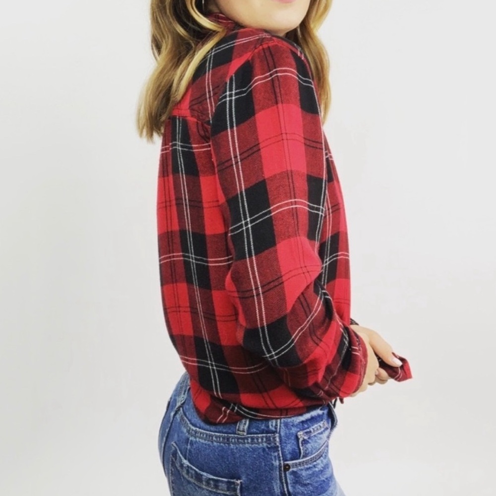 Rails Hunter Red/Tartan Button Down Shirt - Picture 3 of 16